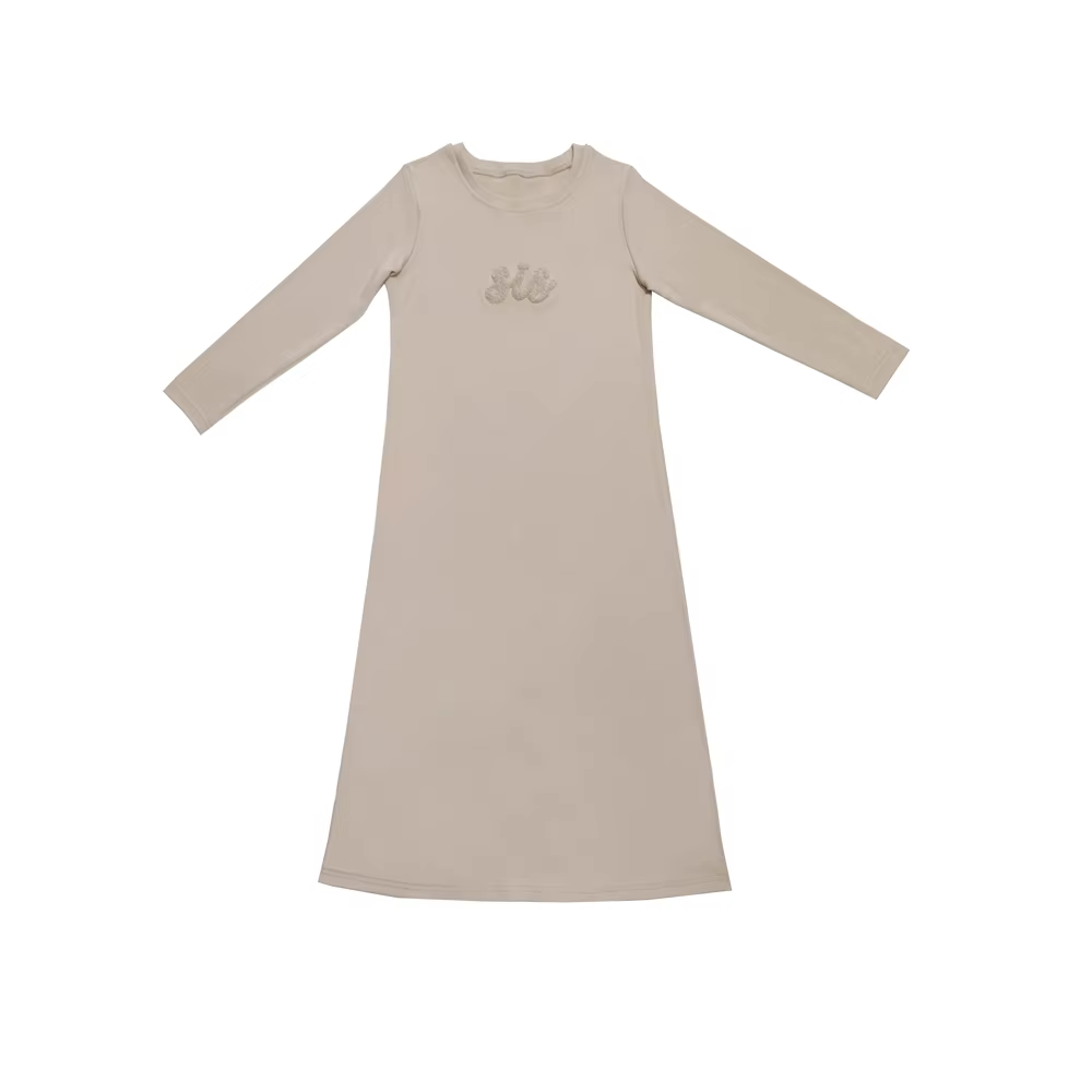 Sibling Loungewear Collection girl apricot dress – Ali Plus AW26