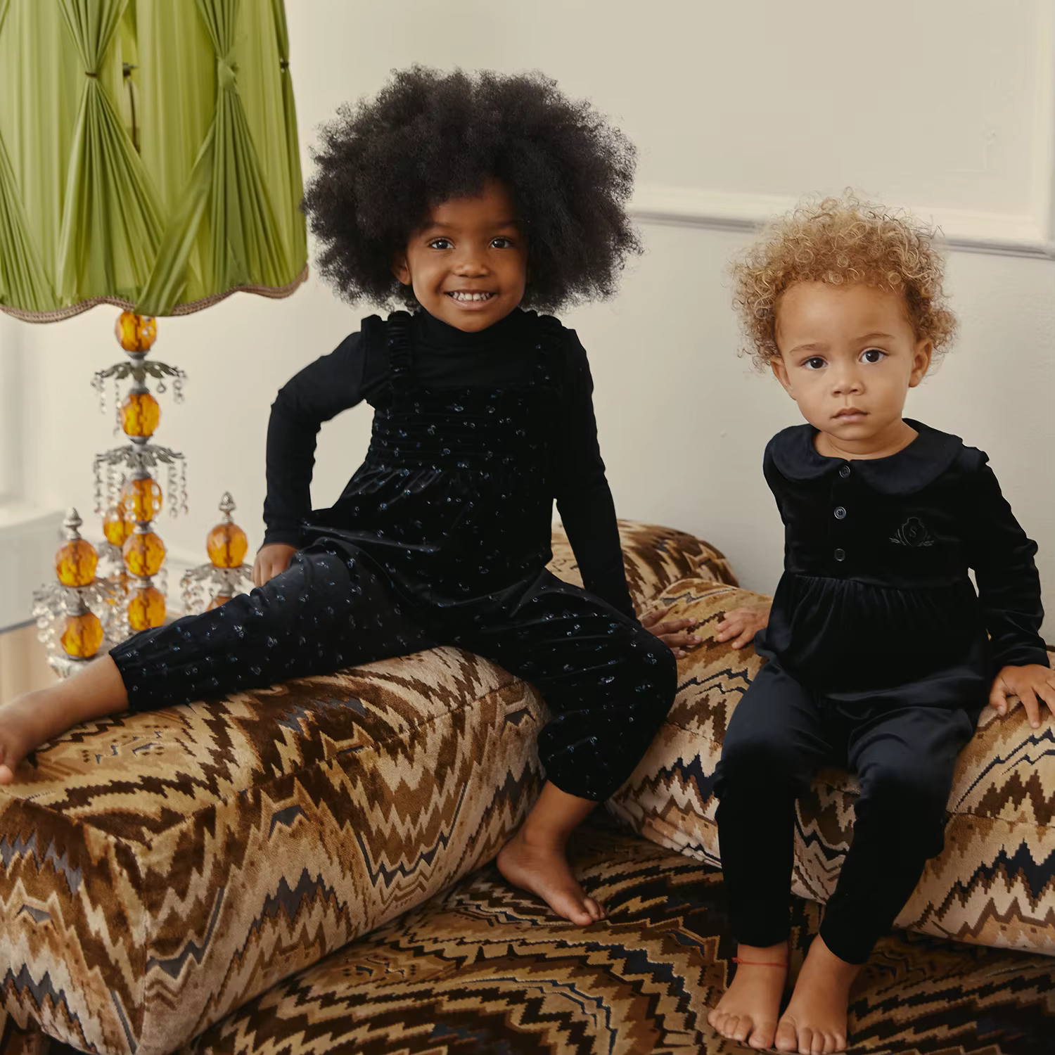 Velour Robe Collection – Floral Velour Overall — image 4