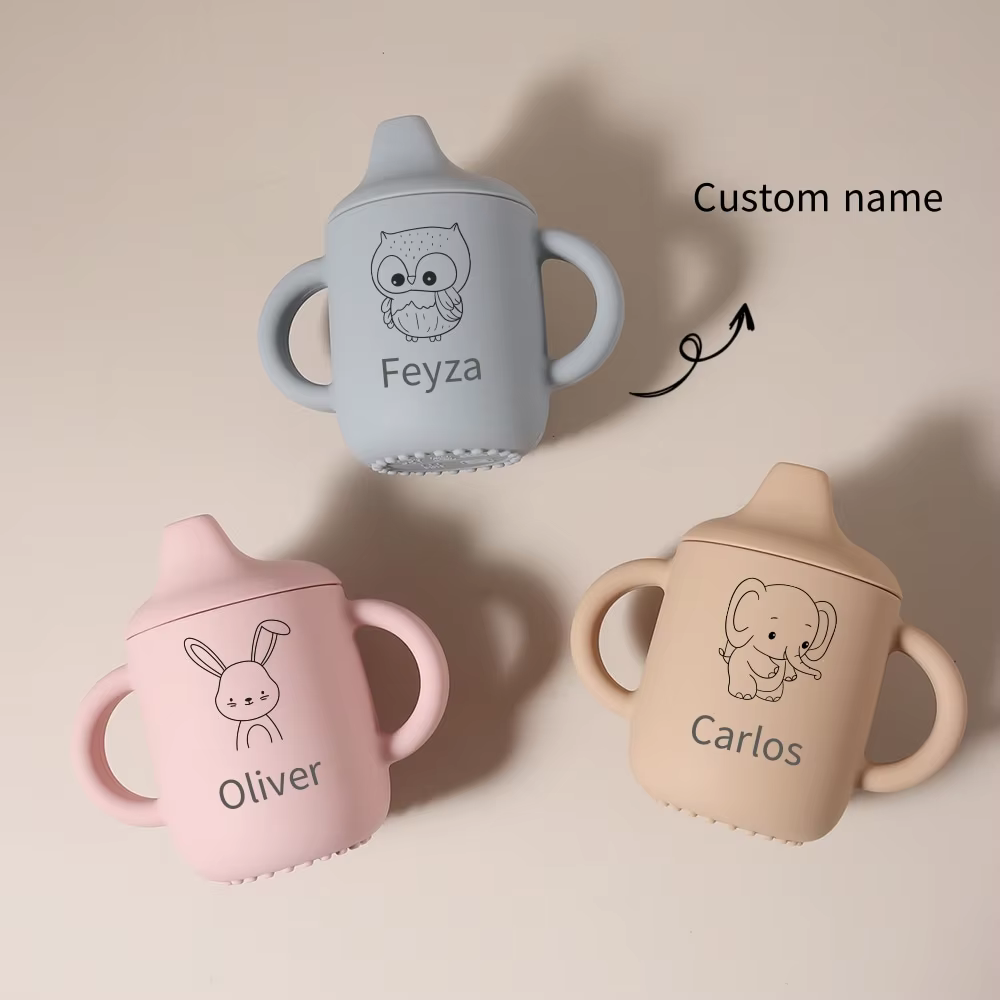 Personalised Silicone Sippy Cup