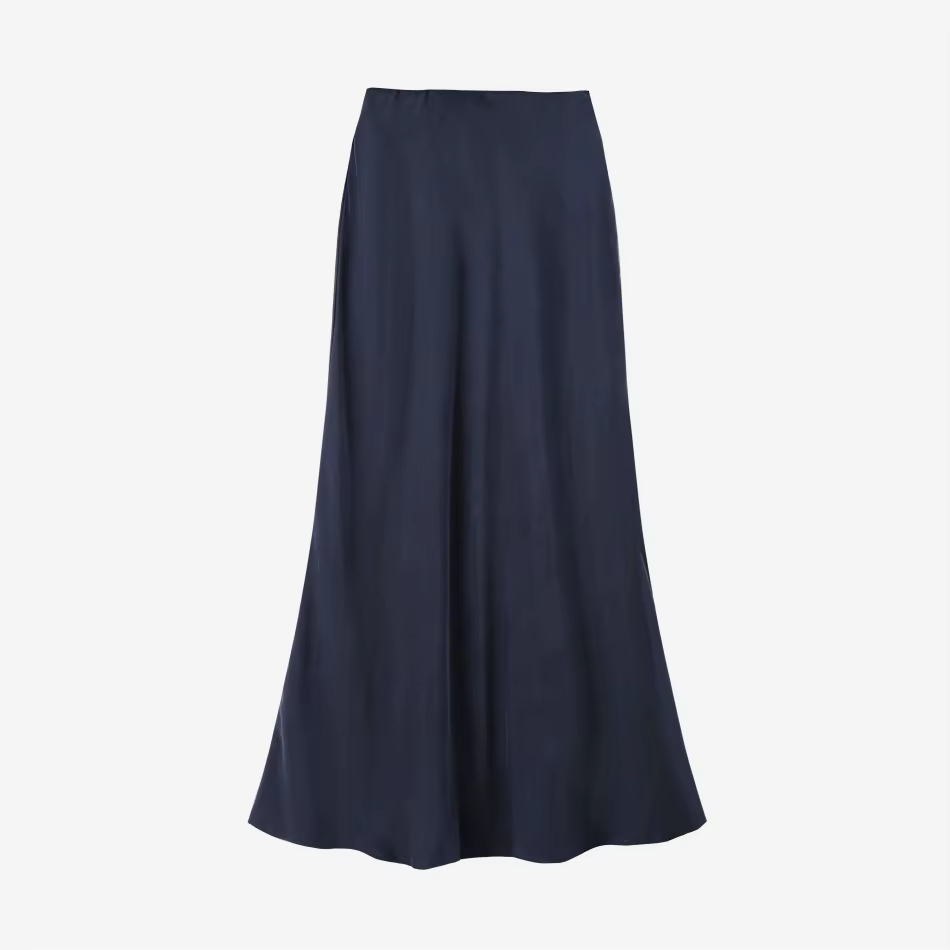 Cupro Skirt Collection – Black Skirt — image 7