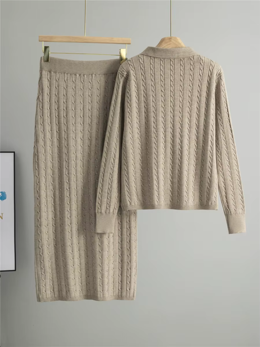 Knit Sweater & Maxi Skirt Set — image 4