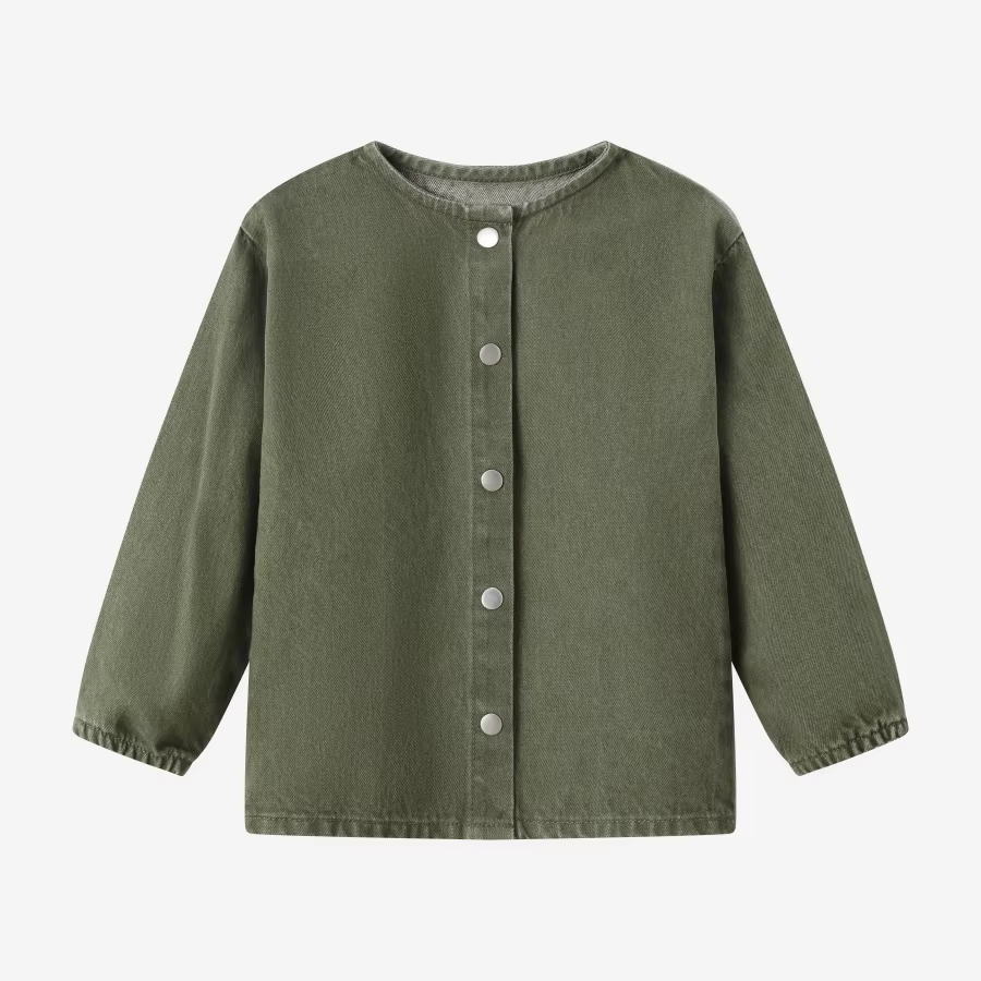Retro Green Denim Collection – Baby Shirt