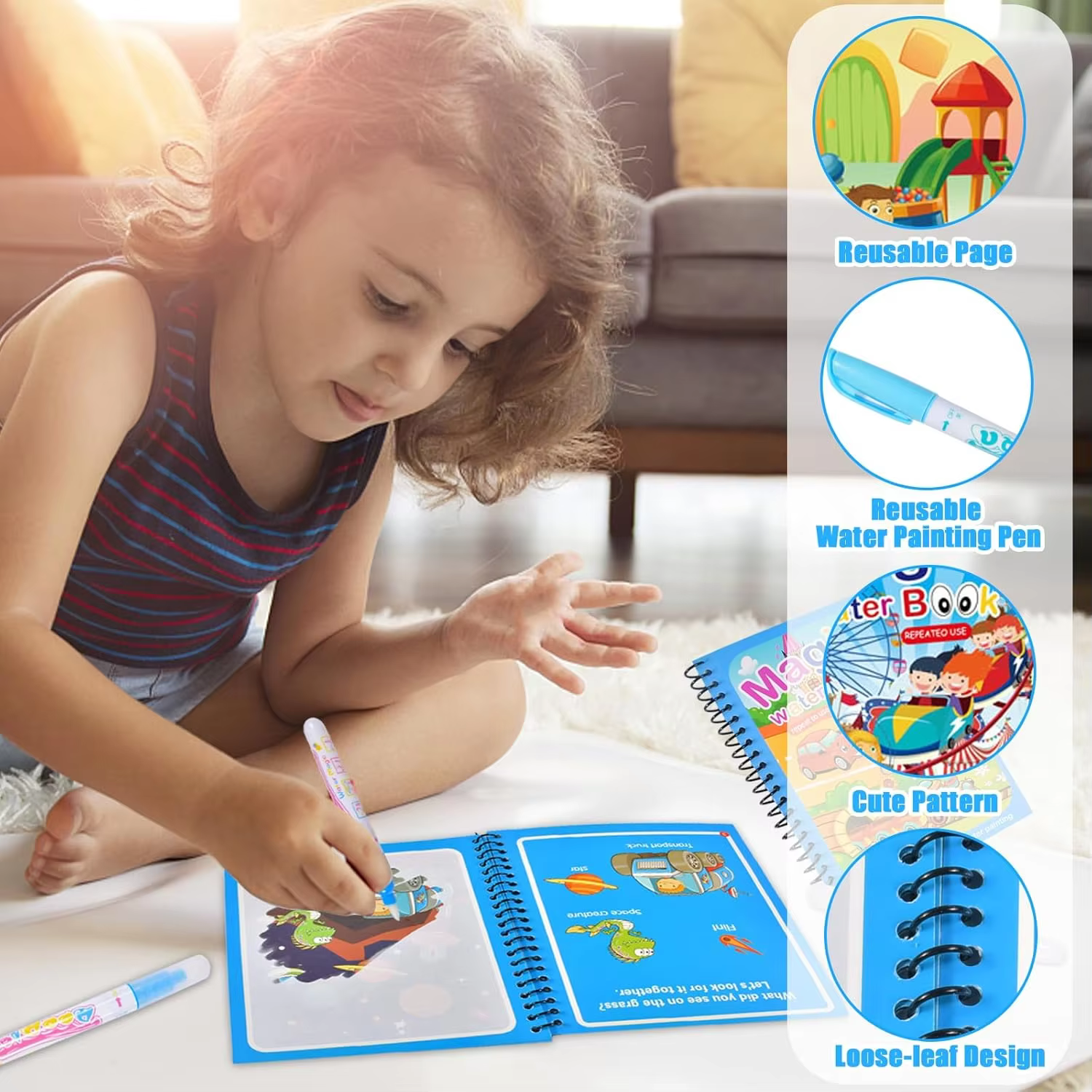 Magic Water Drawing Book — image 4