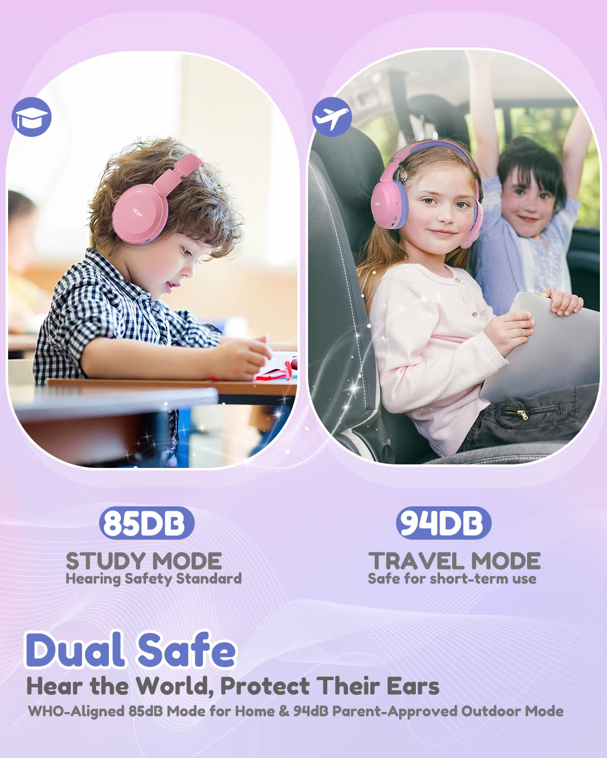 Acer Kids Bluetooth Headphones — image 3