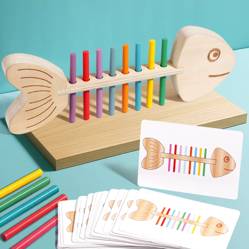 Wooden Balance Sticks Game