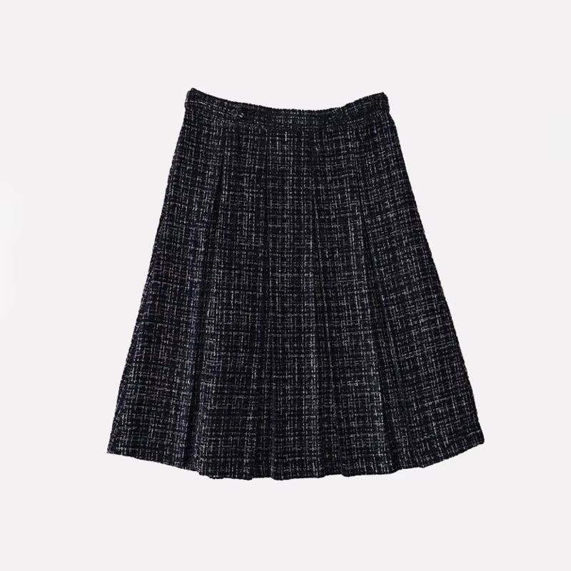Midnight Tweed tweed girls skirt – Ali Plus AW26