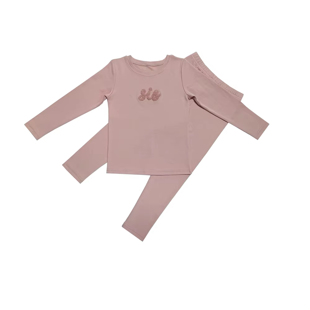 Sibling Loungewear Collection girl pink set – Ali Plus AW26