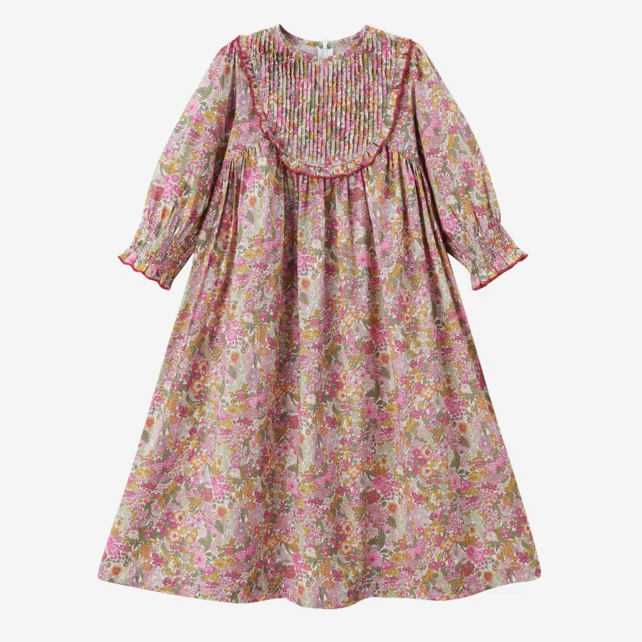 Grid & Pink Floral Collection – Pink 3 Quarter