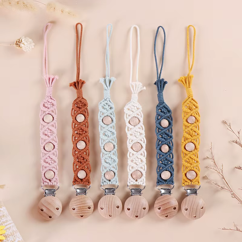 Handmade Macrame Pacifier Chain — image 5