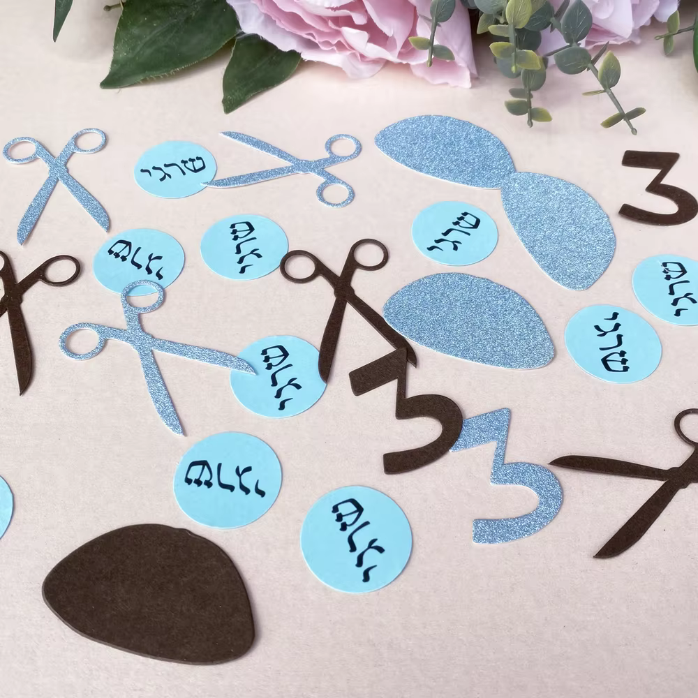 Personalised Upsherin Name Confetti — image 2