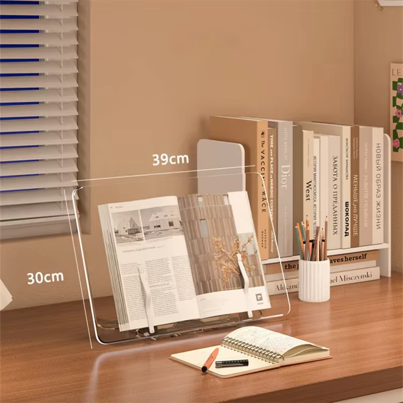 Clear Acrylic Adjustable Reading Stand — image 3
