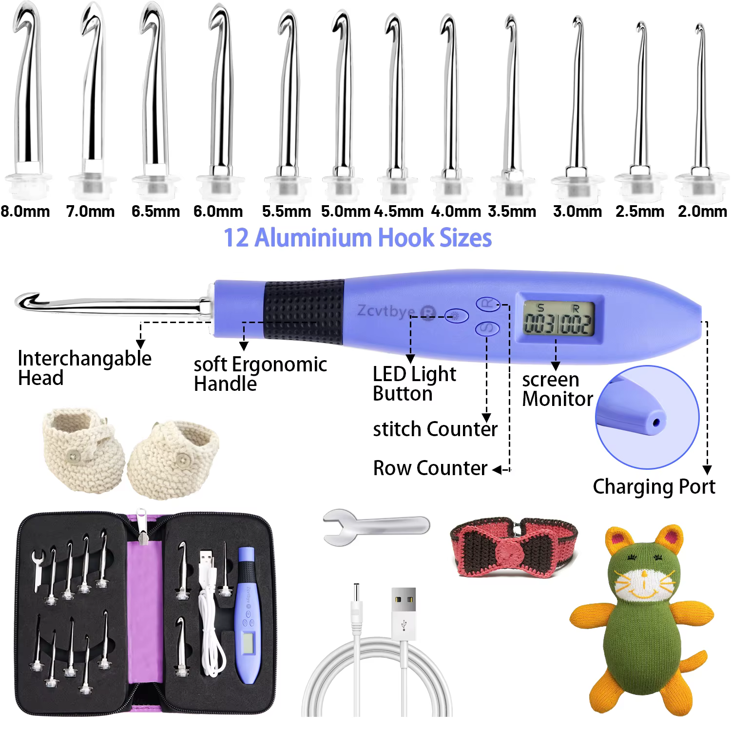 Lighted Crochet Hook Set — image 5