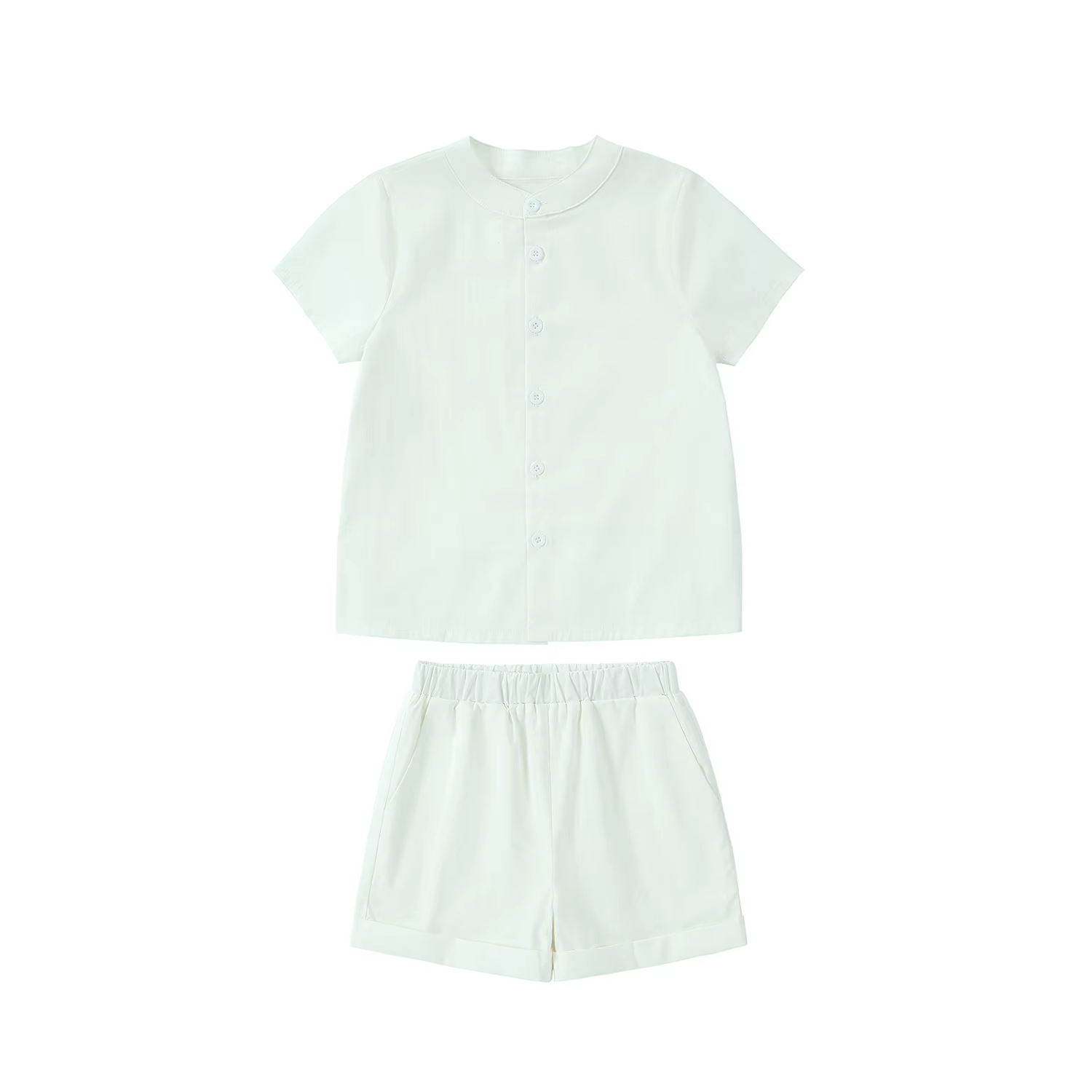 Sage Collection – Boys White Set