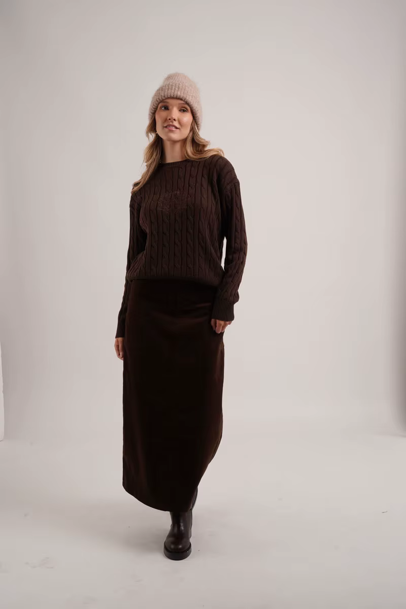 Retro Corduroy Collection – Dark Green Mockneck — image 6
