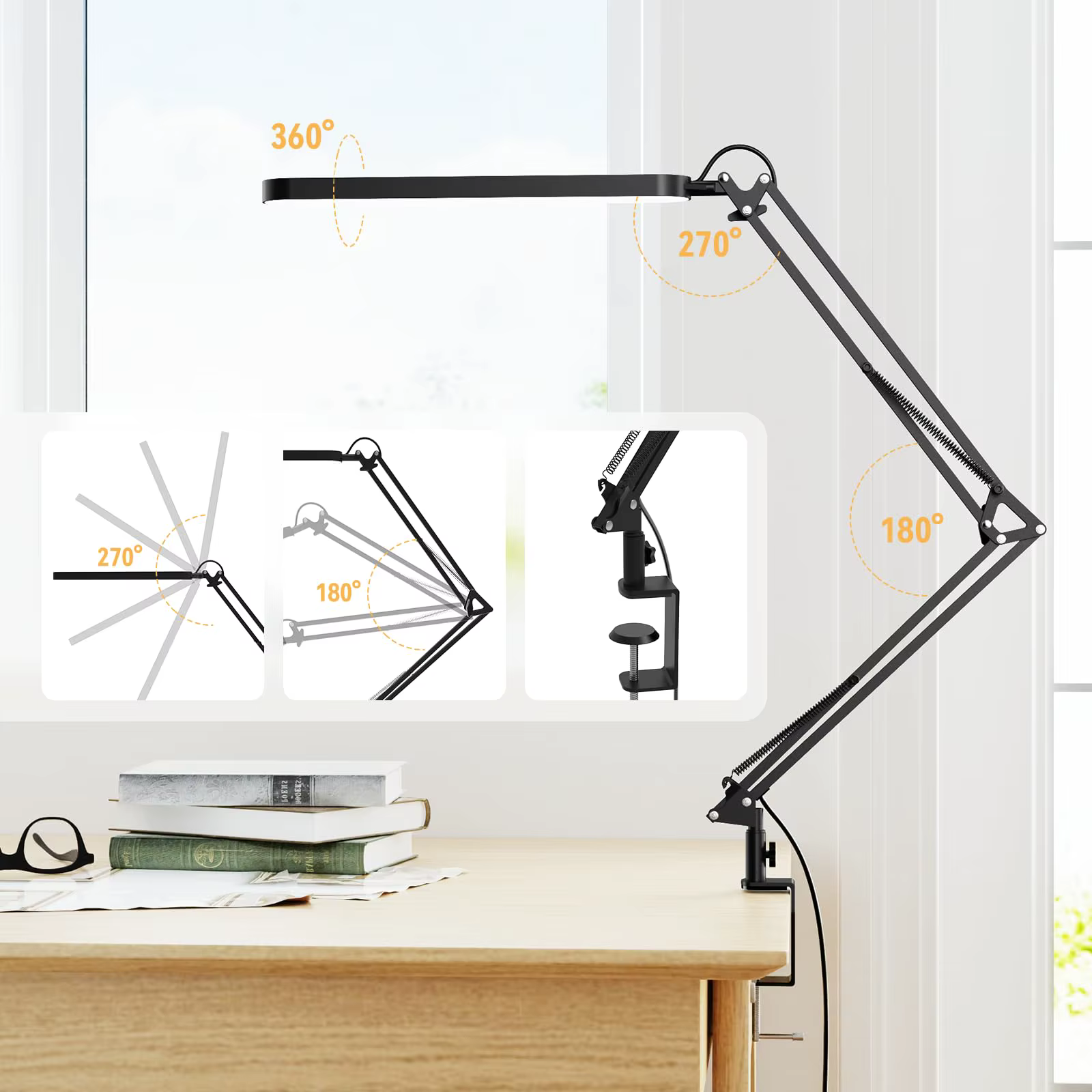 Long-Arm Clamp Desk Lamp — image 5