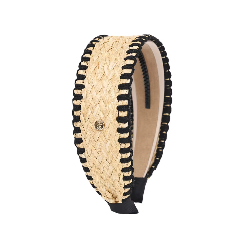 AP burlap hair accessories – K Black HD