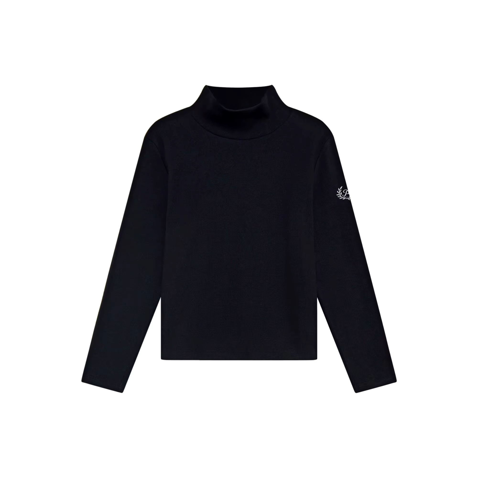 Dusty Blue Corduroy Collection Black Top – Ali Plus AW26