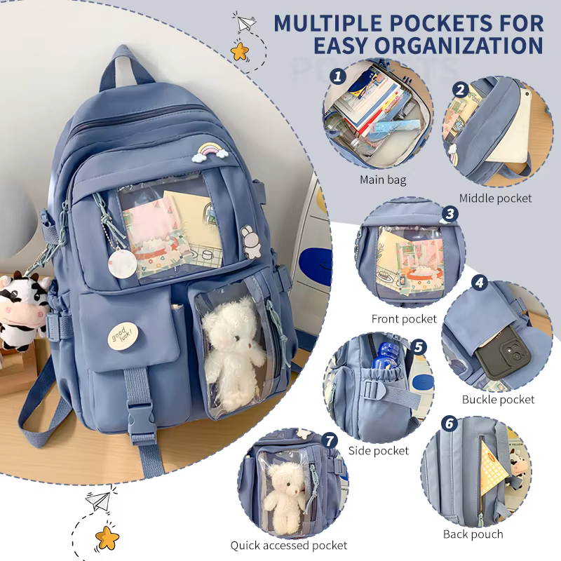 Girls’ Nylon Backpack — image 2