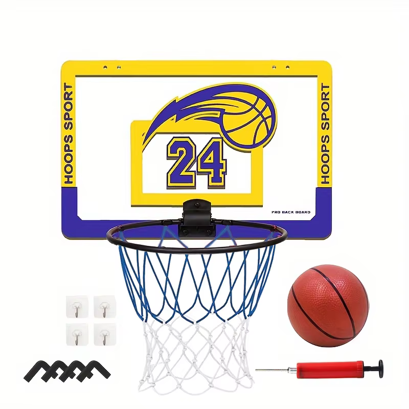 Indoor Basketball Set – Yellow
