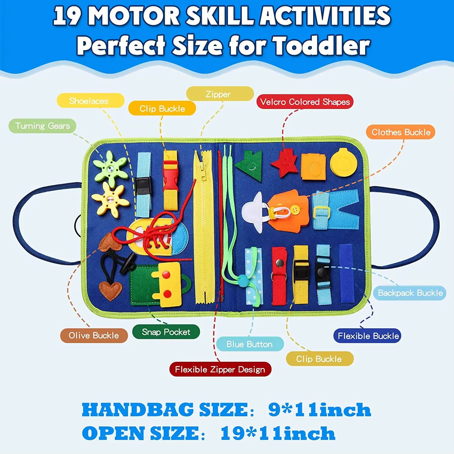 Montessori Busy Board – Dinosaur — image 4