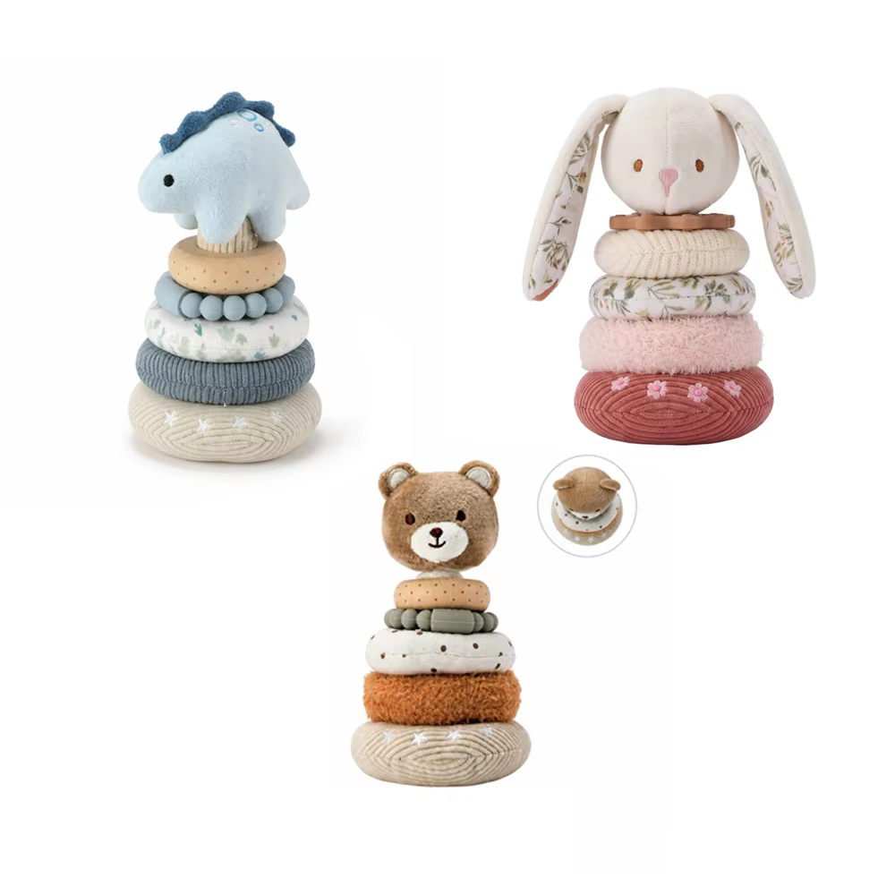 Plush Animal Stacking Rings