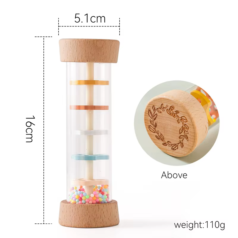 Wooden Ring Rain Rattle — image 7