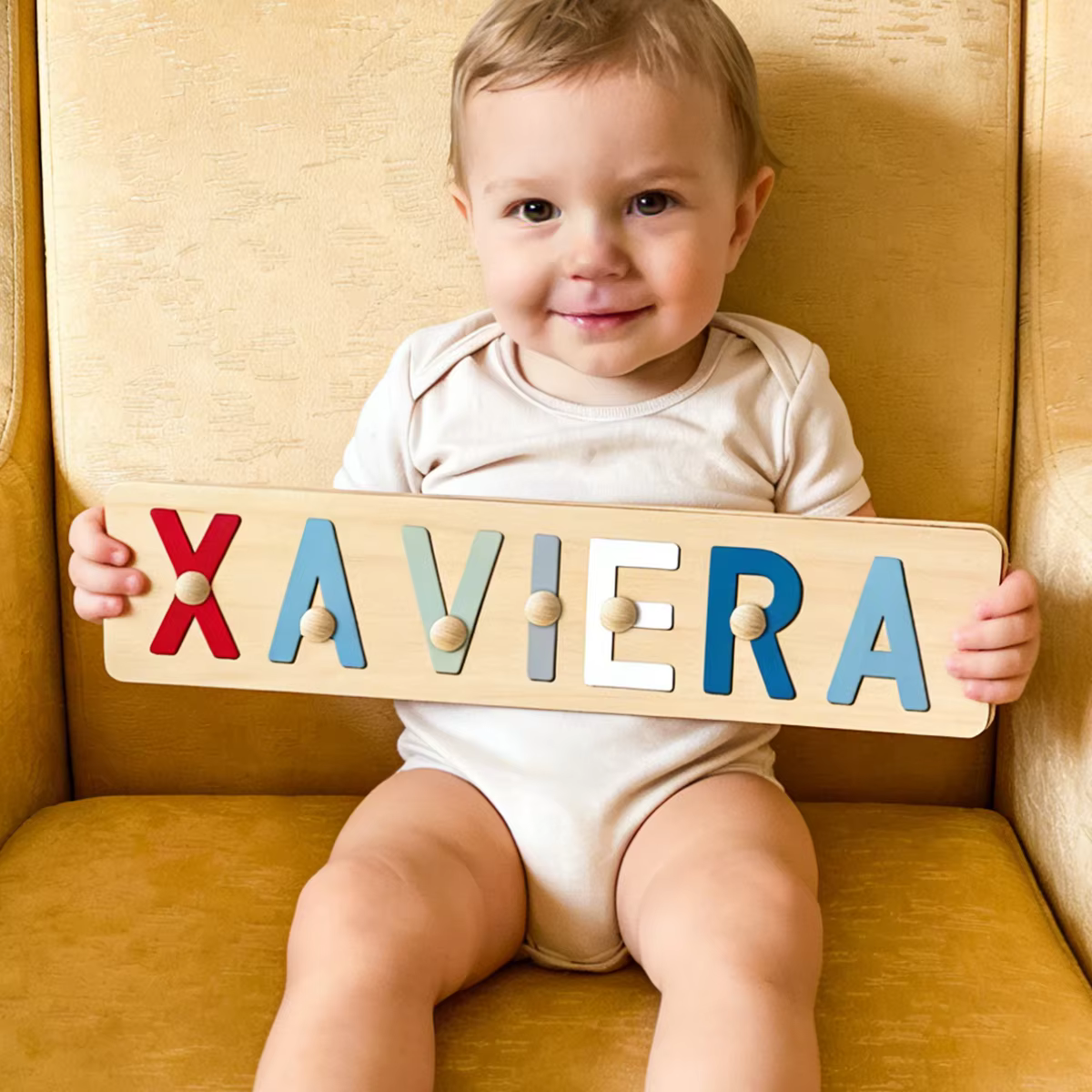 Personalised Wooden Name Puzzle — image 5