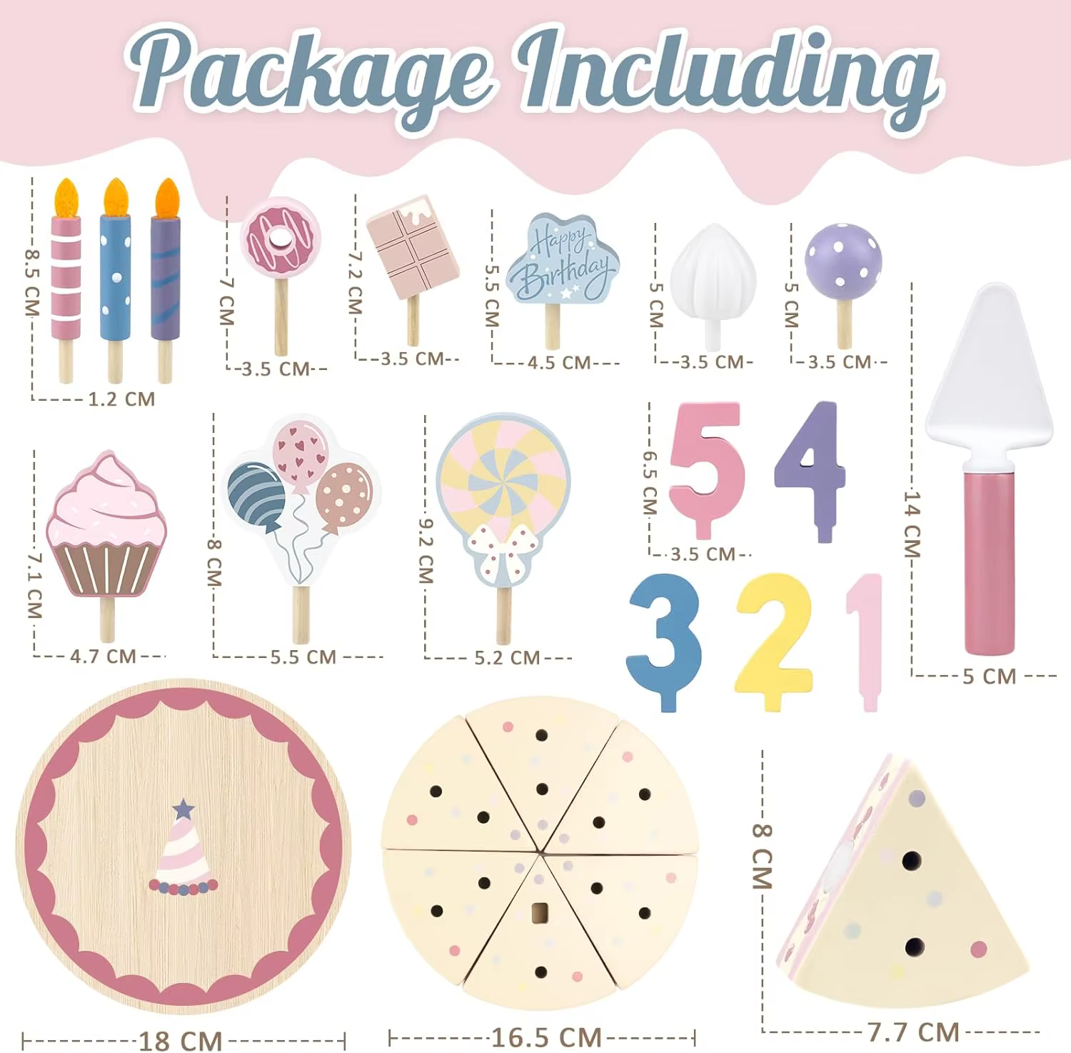 Wooden Birthday Cake Toy — image 6