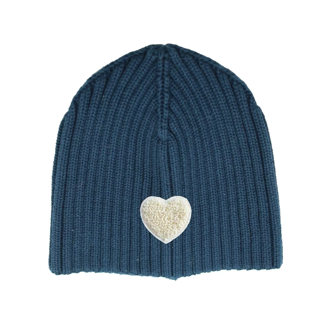 Patterned Baby Knit Beanie – Style WHITE HT