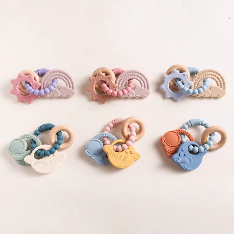 Silicone Planet Teething Ring — image 2