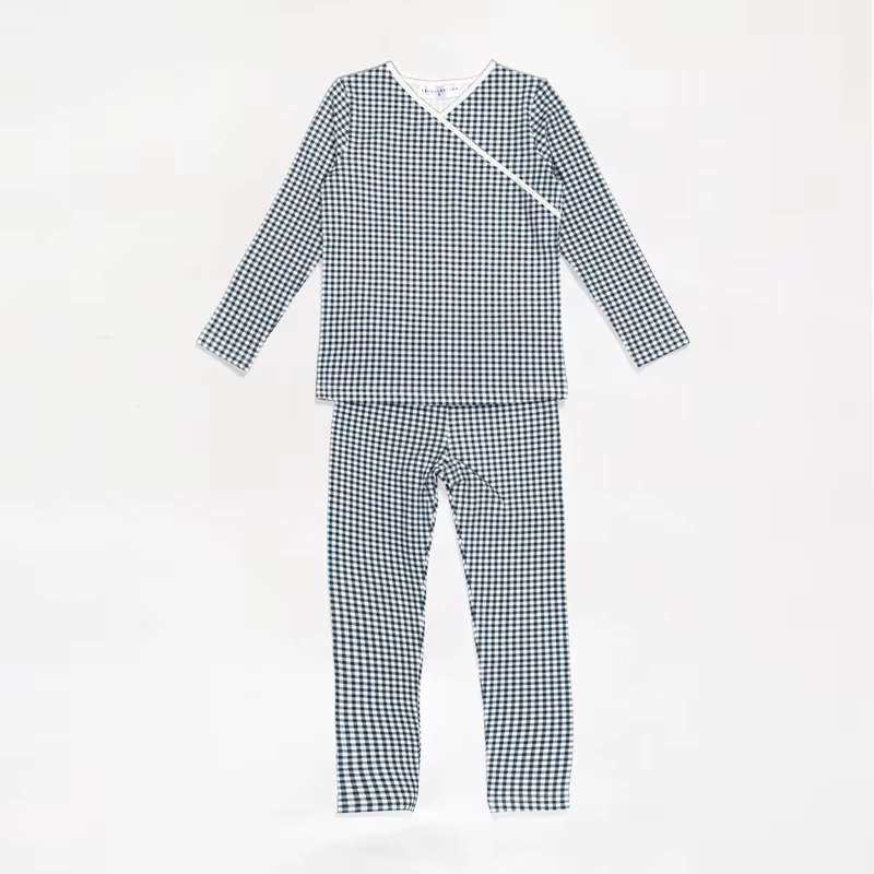 The Gingham Loungewear – Blue Plaid Pjs