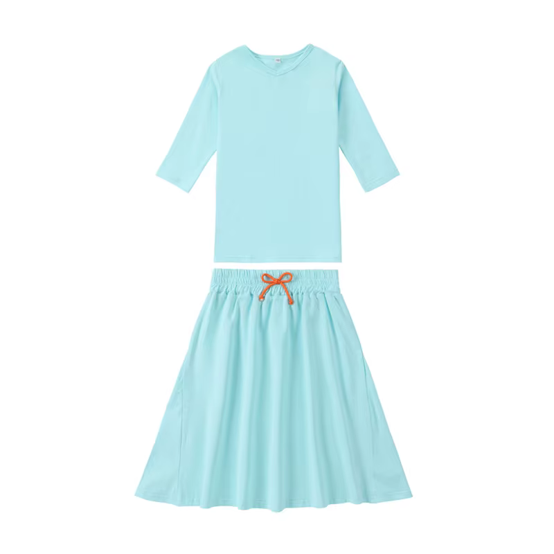 Spring Cotton Navy Blue – Teal Blue Set