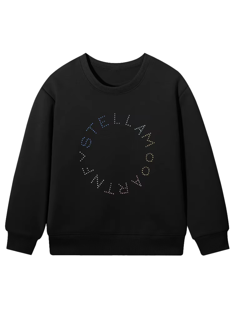 Girls' Tonal Script Sweatshirt
