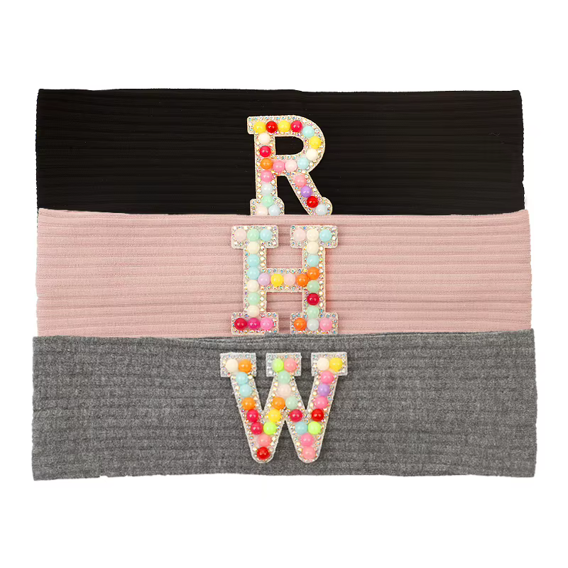 Ribbed Letter Baby Headband — image 2