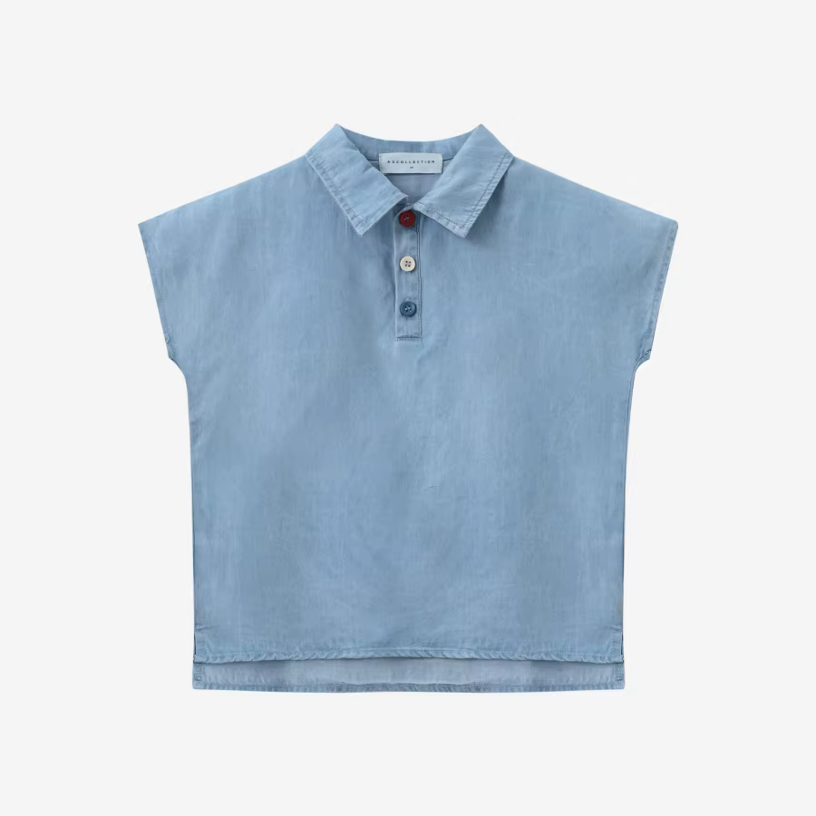Embroidered Denim Collection – Boys Shirt