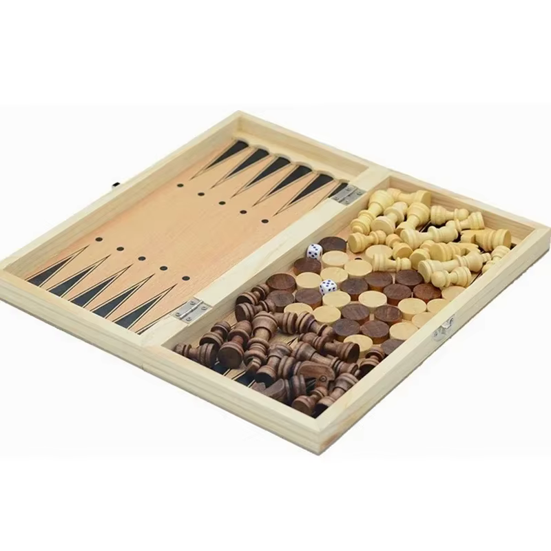 3-in-1 Chess, Draughts & Backgammon — image 3
