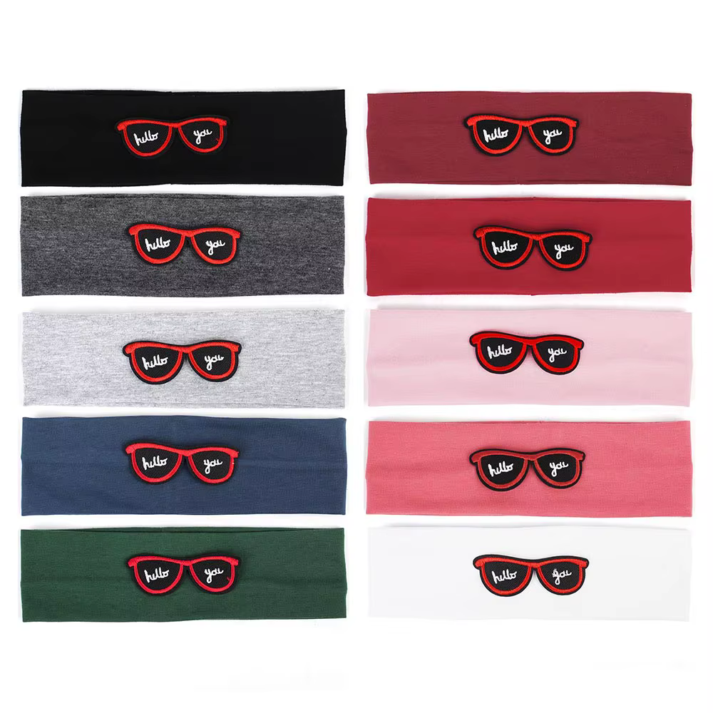 Embroidered Cotton Turban Headband
