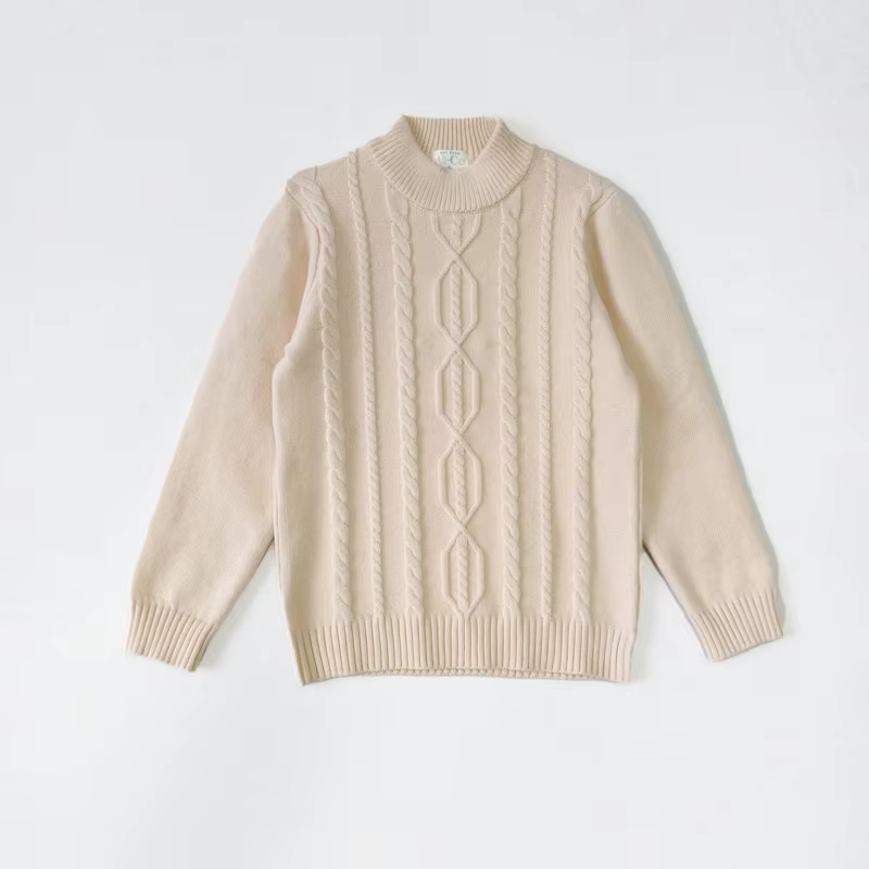 Heritage Weave Cream Cable Knit Sweater – Ali & Co AW26