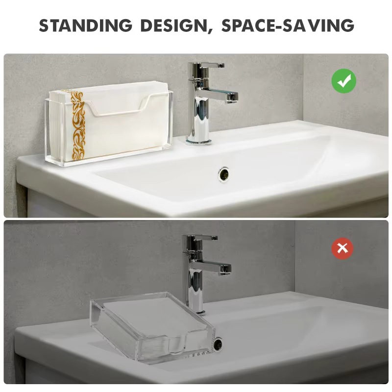 Clear Acrylic Tissue & Napkin Holder — image 5