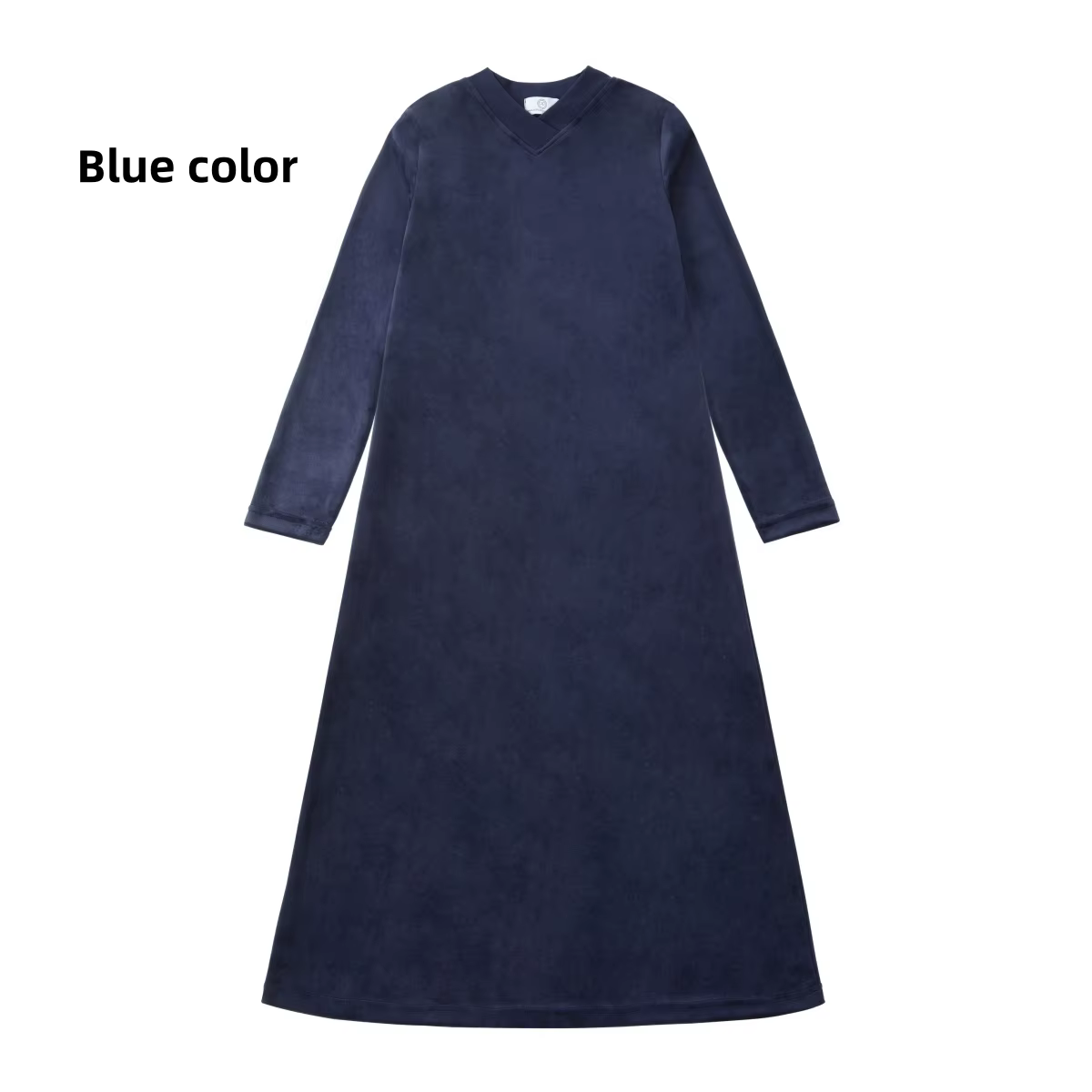 Velour Loungewear – Navy Blue Dress