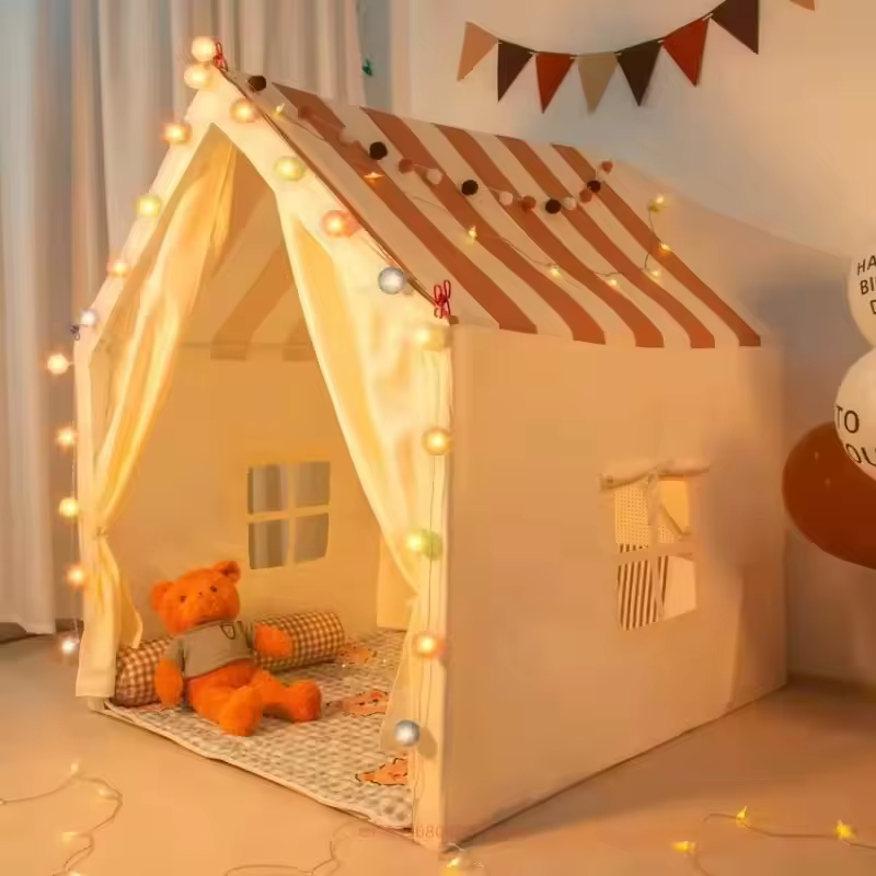 Large Pop-Up Play Tent – Khaki — image 3