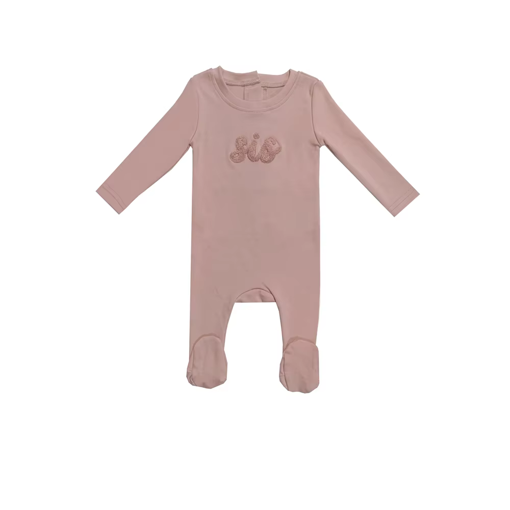 Sibling Loungewear Collection girl pink romper – Ali Plus AW26