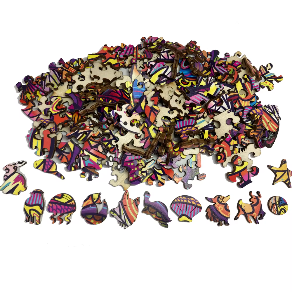 Fox Family Wooden Puzzle — image 3