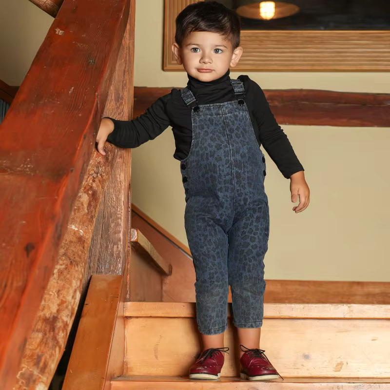 Wildberry Blue Leopard Boys Shirt — image 4