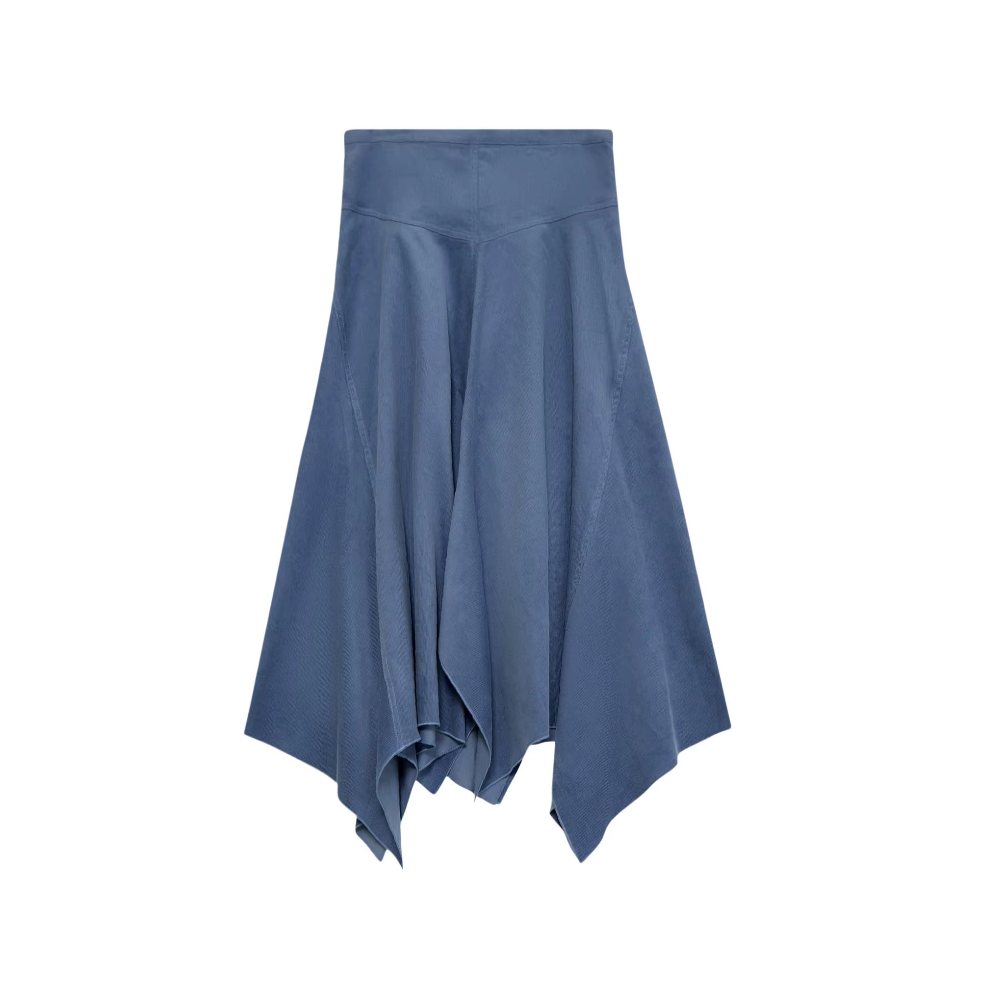 Dusty Blue Corduroy Collection Blue Skirt – Ali Plus AW26