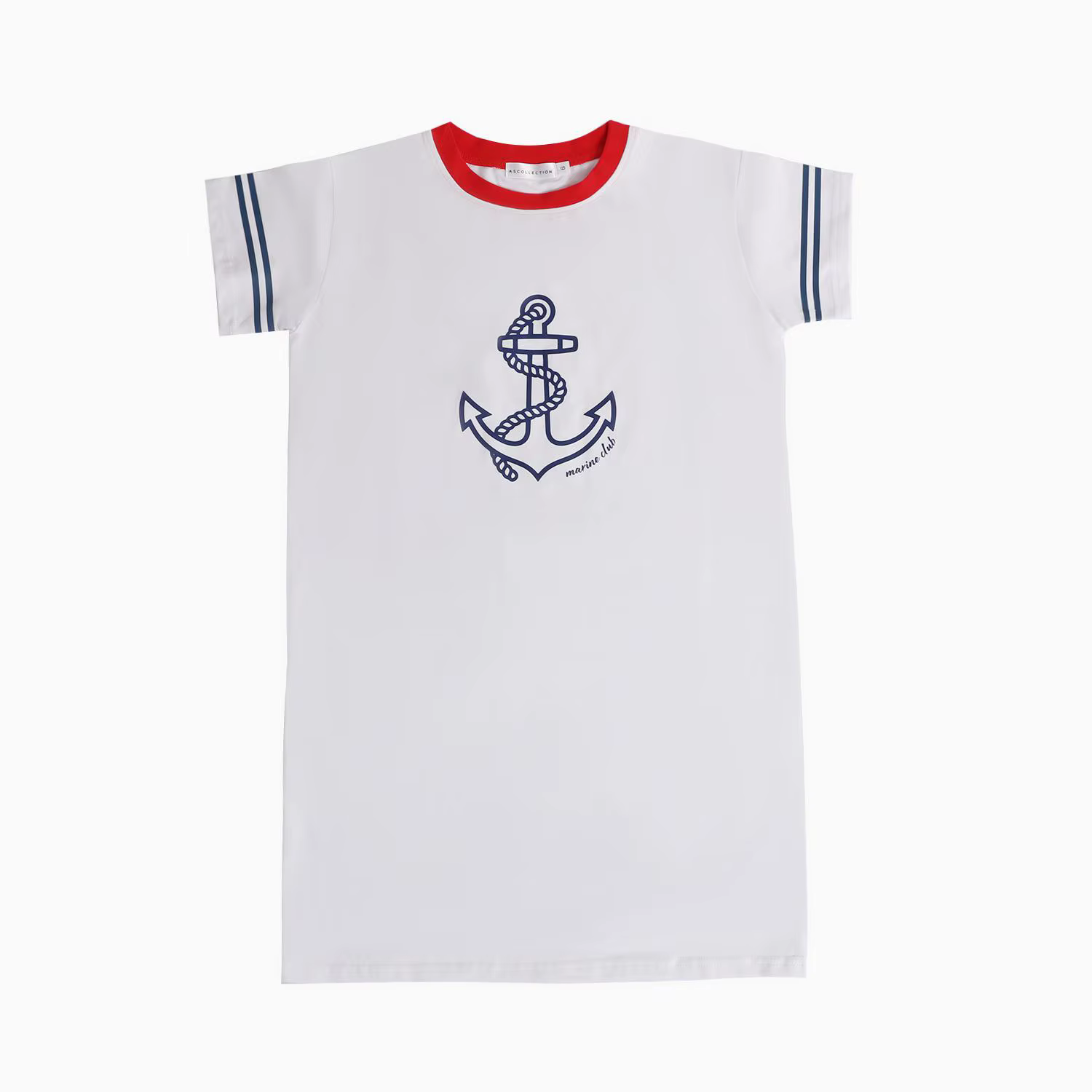 The Harbor Collection – WhiteTshirtDress-SS