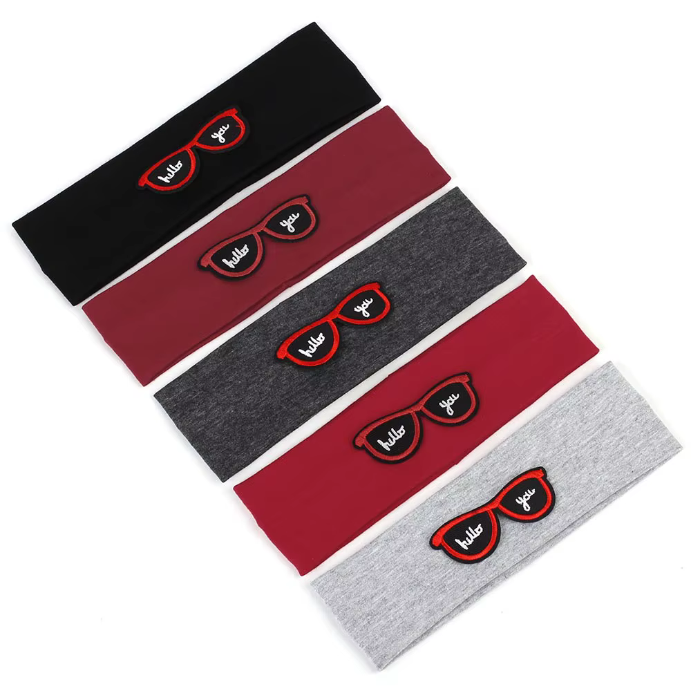 Embroidered Cotton Turban Headband — image 2