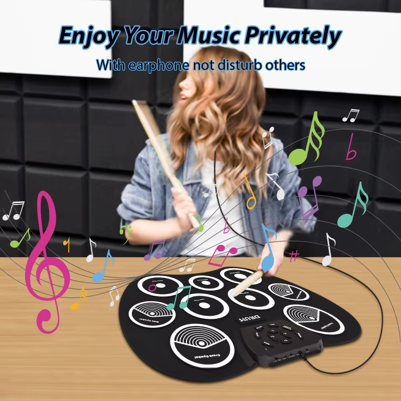 Electronic Roll-Up Drum Kit — image 2
