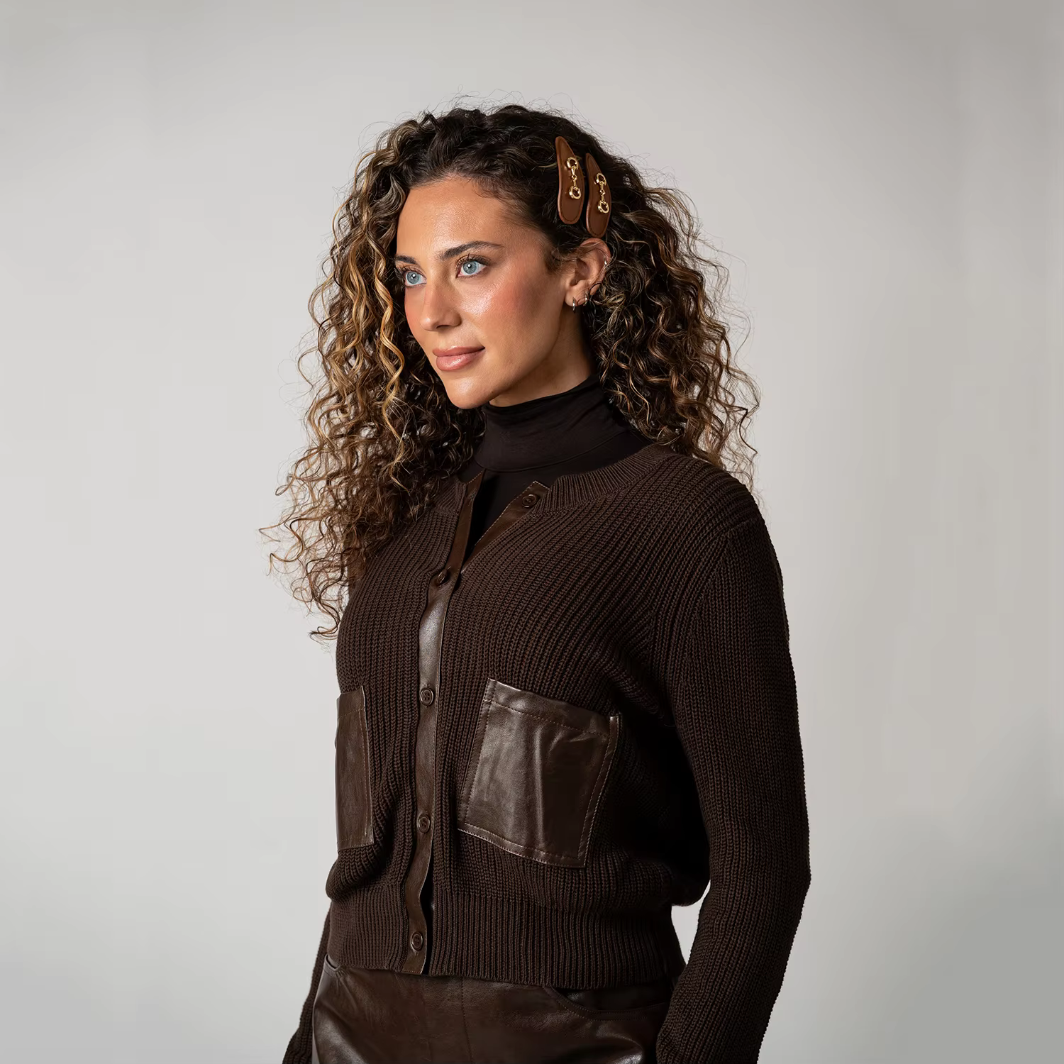 Brown Leather Skirt — image 6