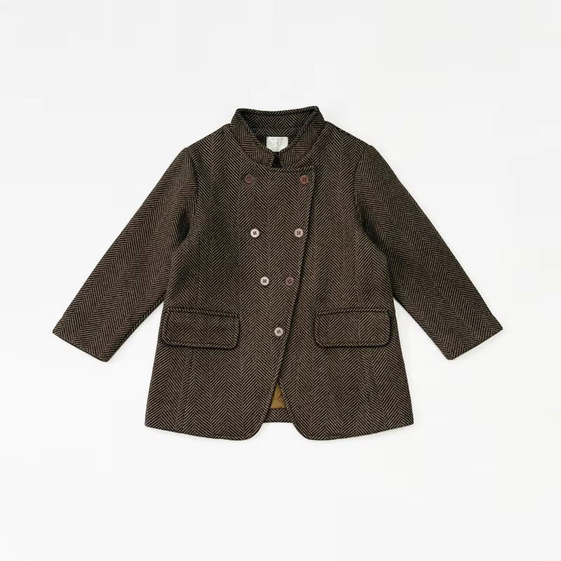 Shabbos Coats – Vertical Buttons Bro – Ali & Co AW26